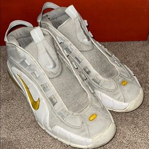 Used White and gray air Max pennies